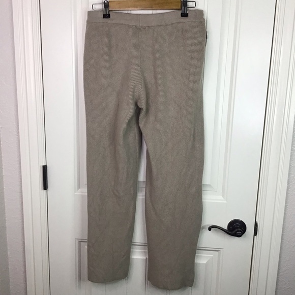 Figs Loungewear Ribbed Knit Pants in Latte Size Small. - Picture 6 of 10